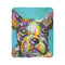 "Brutus Black" by Kelli Bringle - Fleece Sherpa Blanket