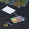 "Sunshine Colors" by Carrie Hoke - Leather Card Holder
