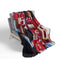 "Patrick Mahomes" by Casey McLain - Fleece Sherpa Blanket