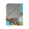 "Brutus Black" by Kelli Bringle - Fleece Sherpa Blanket