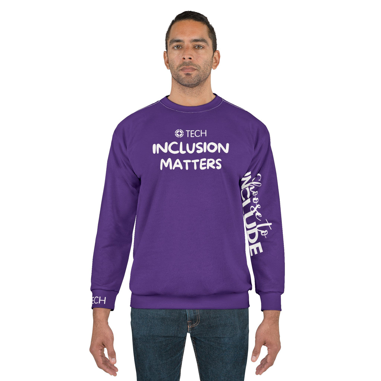 TECH Dark Purple Inclusion Matters - Unisex Sweatshirt