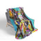 "Brutus Black" by Kelli Bringle - Fleece Sherpa Blanket