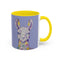 "Dolly Llama" by Joey Holmes - Accent Coffee Mug (11oz)