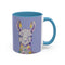 "Dolly Llama" by Joey Holmes - Accent Coffee Mug (11oz)