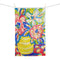 "Mom's Confetti Flowers'" by Jeff Emrick - Microfiber Tea Towel