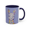 "Dolly Llama" by Joey Holmes - Accent Coffee Mug (11oz)