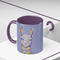 "Dolly Llama" by Joey Holmes - Accent Coffee Mug (11oz)