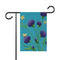 "Butterflies & Bachelor Buttons" by Inez Vieyra - Garden & House Banner