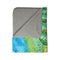 "The Lady in the Meadow" by Brock Schul - Fleece Sherpa Blanket