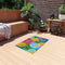 "Fancy Flowers" by Savanna Givens - Outdoor Rug