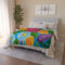 "Fancy Flowers" by Savanna Givens - Fleece Sherpa Blanket