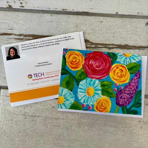 "Fancy Flowers" Cards by Savanna Givens