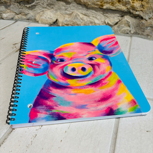 Notebook with TECH Artwork