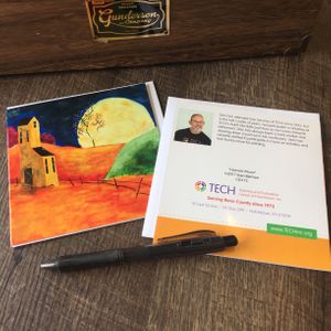 "Harvest Moon" Card by Stan Balman