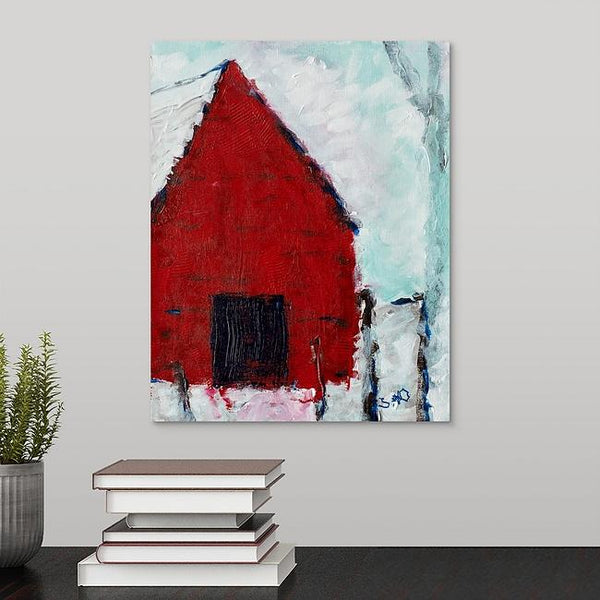 "Barn for the Animals" Print by Stephanie Drews