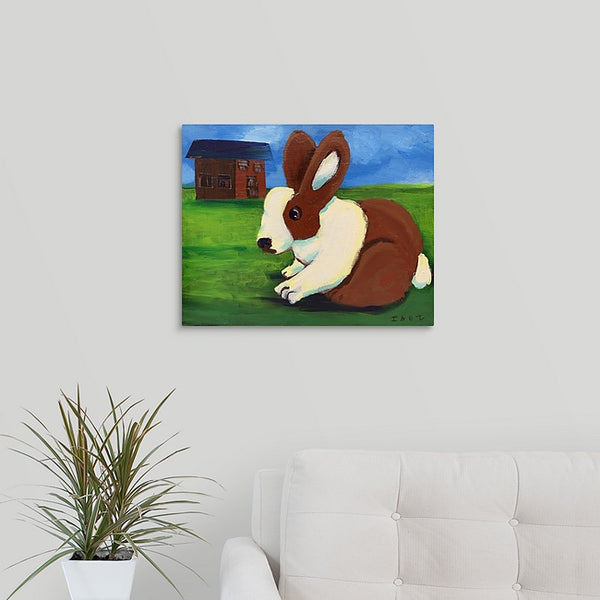 "Cottontail Rabbit" Original Painting by Inez Vieyra