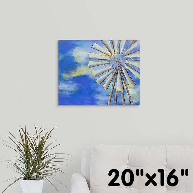 "Country Windmill" Print by Jennifer Walton