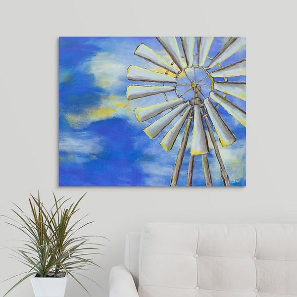 "Country Windmill" Print by Jennifer Walton