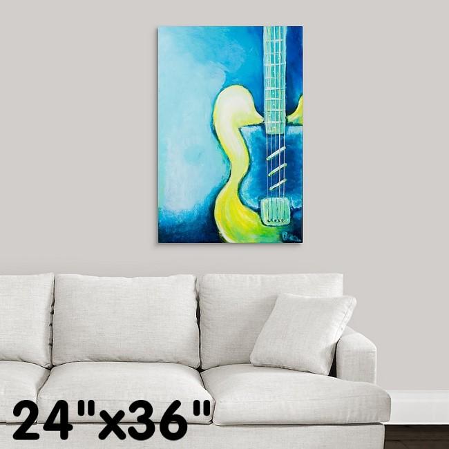 "Dee's Guitar" Print by Dee Hermes