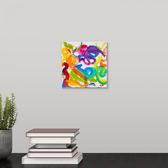 "If You're Happy & You Know It" Mini Print by Patricia Henson