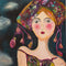 "Gypsy Roselee" Print by Laurie Jarrett