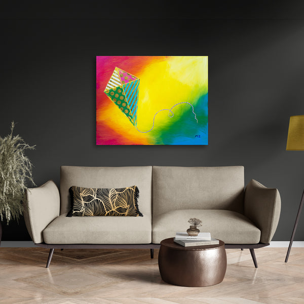 "Let's Go Fly a Kite" Print by Madison Budreau