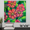 "Margaret's Zinnia" Print by Inez Vieyra