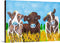 "Moo-ey" Mini Print by Jennifer Walton