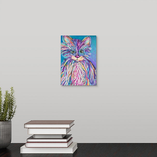 "Phoebe the Fur Baby" Mini Print by Laurie Jarrett