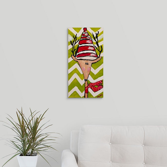 "Randy Reindeer" Print by Jennifer Walton
