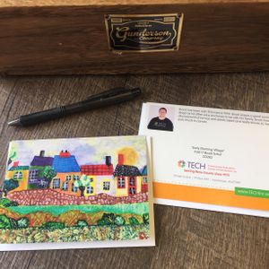 "Early Morning Village" Card by Brock Schul