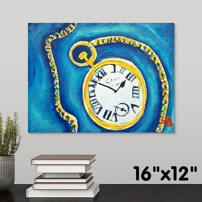 "Track Meet Stop Watch" Print by Stan Balman