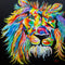 "The Rainbow Lion" Print by Jerimiah Tolbert