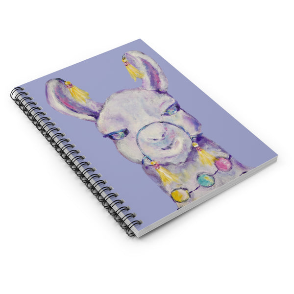 "Dolly Llama" by Joey Holmes - Mini Spiral Notebook