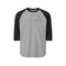 Unisex Three-Quarter Sleeve Raglan Shirt