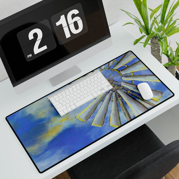 "Country Windmill" by Jennifer Walton - Desk Mats