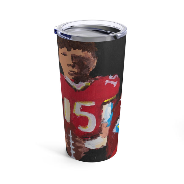 "Patrick Mahomes" by Casey McLain - Tumbler 20oz