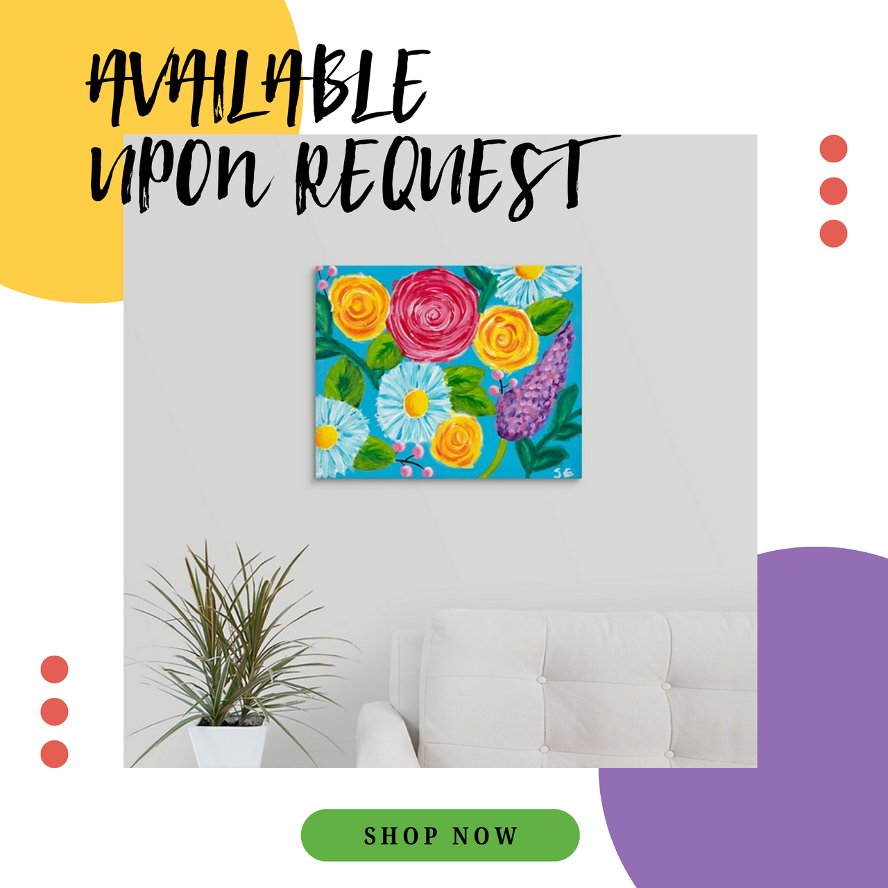 "Fancy Flowers" Print by Savanna Givens