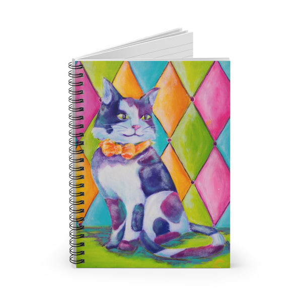 "Casey Cat" by Casey McLain's - Mini Spiral Notebook