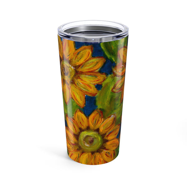 "Sunflowers" by Stephanie Drews - Tumbler 20oz