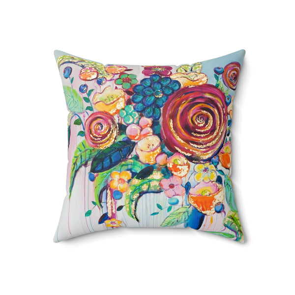"Brighten Your Day" by Laurie Jarrett - Square Pillow