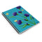 "Butterflies & Bachelor Buttons" by Inez Vieyra - Mini Spiral Notebook