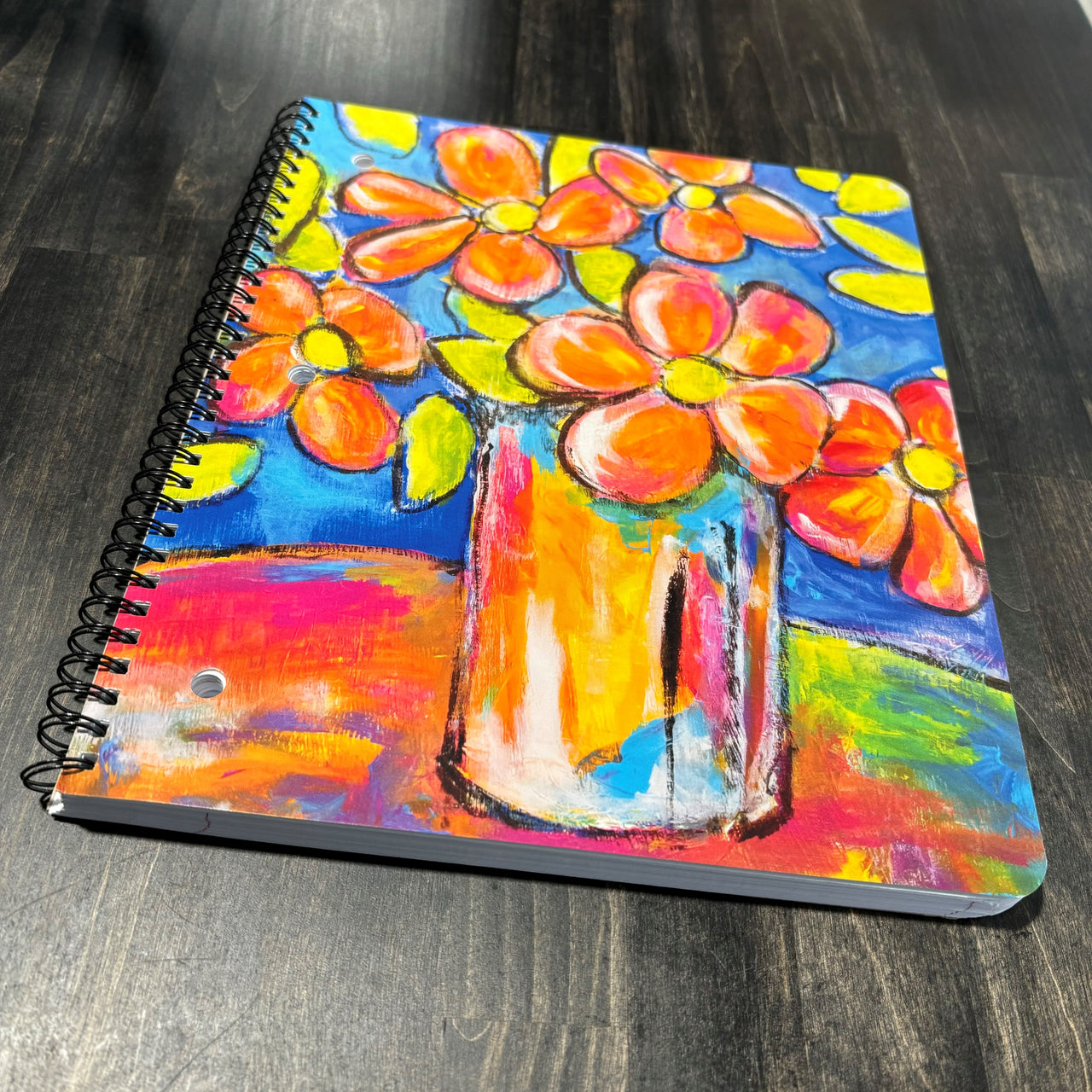 Notebook with TECH Artwork