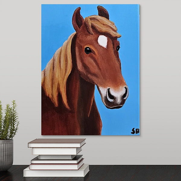 "Brownie" Original Painting by Stan Balman