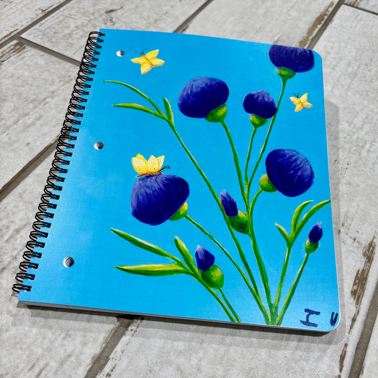 Notebook with TECH Artwork