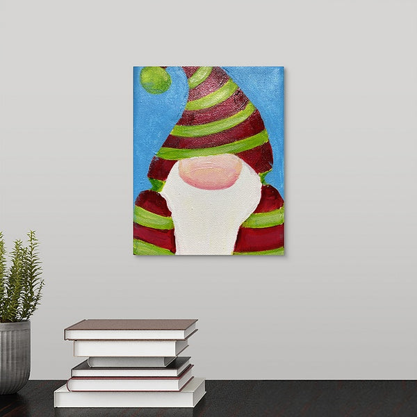 "Christmas Gnome" Original Painting by Kelli Bringle