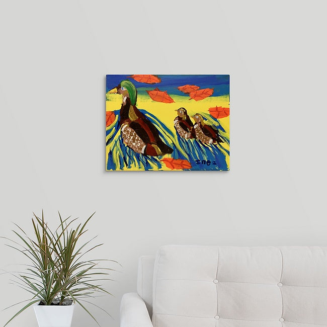 "Fall Ducks" Original Painting by Inez Vieyra