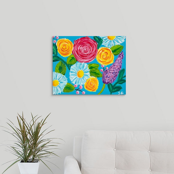 "Fancy Flowers" Print by Savanna Givens