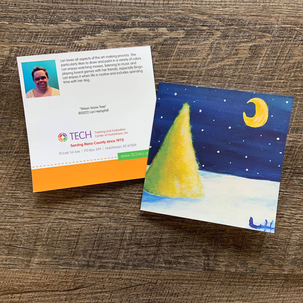 "Moon Snow Tree" Cards by Lori Hemphill