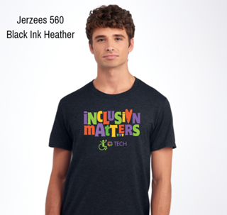 Heather Gray Inclusion Matters TECH T-Shirt